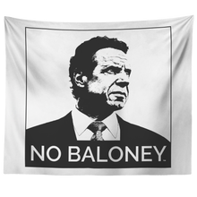 Load image into Gallery viewer, Cuomo Sapiens Unifying Tapestry—NO BALONEY, in White
