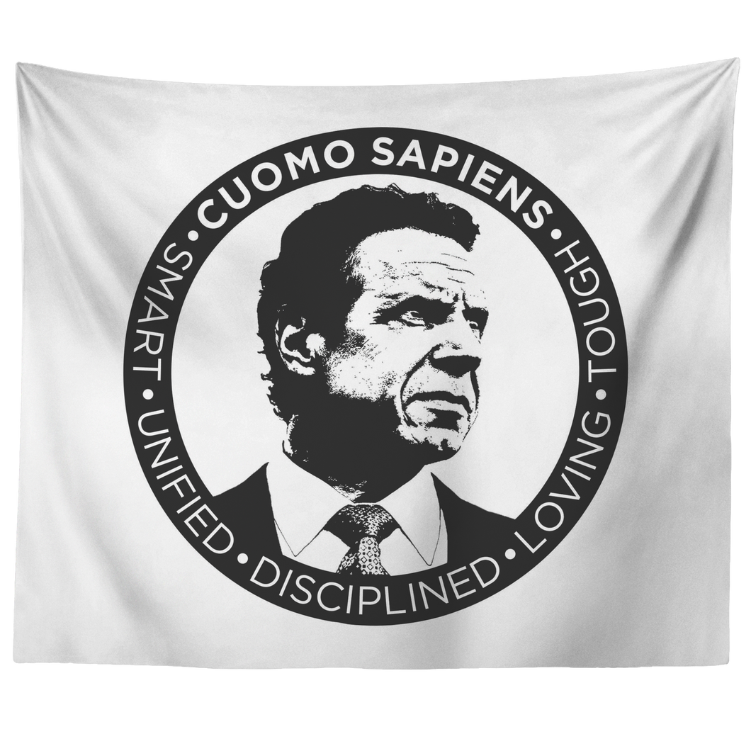 Cuomo Sapiens Unifying Tapestry—S.U.D.L.T. SEAL, in White