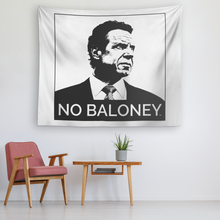 Load image into Gallery viewer, Cuomo Sapiens Unifying Tapestry—NO BALONEY, in White
