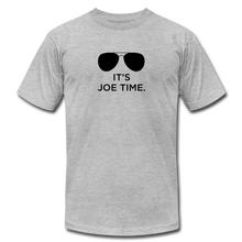 Load image into Gallery viewer, IT'S JOE TIME—Unisexy T-Shirt, in Grey and White - heather gray
